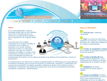 Tablet Screenshot of mundodecongresos.com